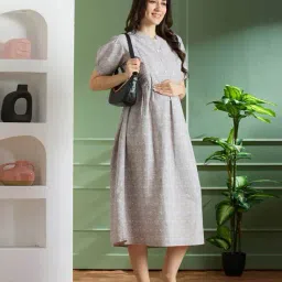 nightspree Women Floral Print Fit & Flare Dress  image 5