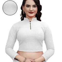 ss sanket synthetics Women Slip-on Blouse image 5