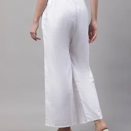 jinfo Pack of 2 Women Palazzos with Drawstrings & Insert Pockets image 5