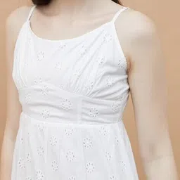 ginger by lifestyle Cotton Embroidery Dress image 5