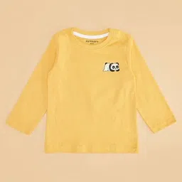 pantaloons baby Cotton Printed T-shirt And Dungaree Set image 5