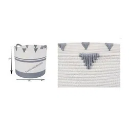 textile and beyond Foldable Laundry Storage Organizer Basket  image 5