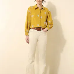 u.s. polo assn. Women High Rise Flared Jeans image 5