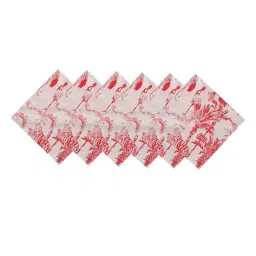 handicraft-palace 6 Pieces Animal Printed Dinner Table Napkins image 5