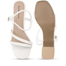 louis stitch Women Heeled Stiletos Slip-On Sandals image 5