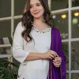 nyrika Women Embroidery Straight Kurta Set image 5