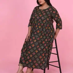 showoff Women Printed A-Line Kurta image 5
