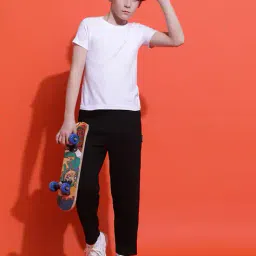 li'l tomatoes Boys Cotton Straight Track Pants image 5