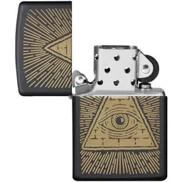 zippo Eye of Providence Design Windproof Pocket Lighter image 5