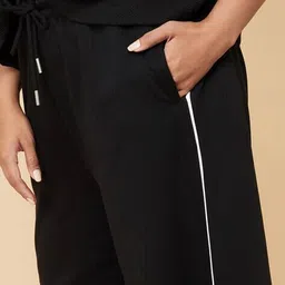 max Women Side Striped Wide-Leg Track Pants image 5