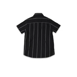 u.s. polo assn. Boys Striped Regular Fit Shirt with Spread Collar image 5