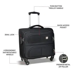 swiss military Men Soft Body Number Lock Trolley image 5