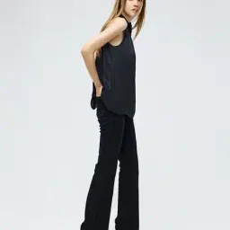 cover story Women Halter-Neck Corsage Top image 5