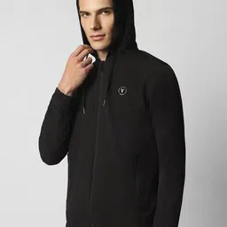 van heusen Men Regular Fit Zip-Front Hooded Jacket image 5