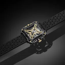 ciga design X021-BLGO-W25BK Men Square Shaped Analogue Watch image 5