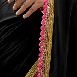 revangi Women's  Silk Saree with Blouse Piece Saree image 5