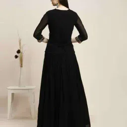 madhuram textiles Embellished A-line Kurta Set image 5