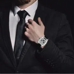 kenneth scott K25103-ZSBI Men Analogue Watch with Silicon Straps image 5