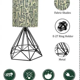 homesake Modern Diamond Table Lamp with Shade image 5