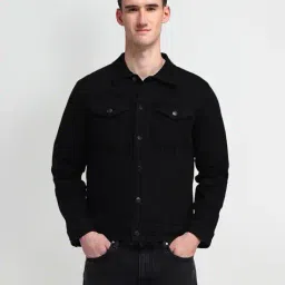 u.s. polo assn. Men Regular Fit Denim Jacket with Flap Pockets image 5