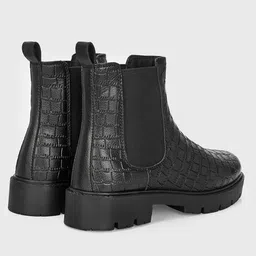 arbunore Women Reptilian Pattern Ankle Boots image 5