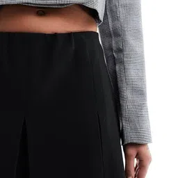 asos design Pleated Twill Mini Skirt image 5