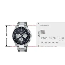 casio Men Enticer Water-Resistant Analogue Watch-MTP-1374D-1A3VDF image 5