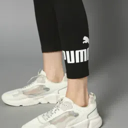 puma ESS Small No 1 Logo High-Waist Straight Leggings image 5