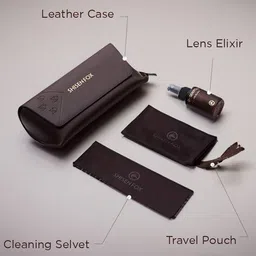 shisen fox Unisex Okinawa Polarized Rectangular Sunglasses-SG189 image 5