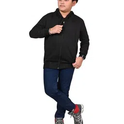 pixie n prince Boys Zip-Front Hoodie with Insert Pocket image 5