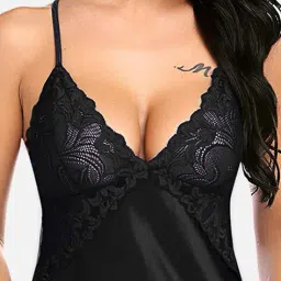 styfun Women Lace Babydoll with G-String image 5