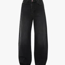 only Women Lightly Washed Straight Tapered Jeans image 5