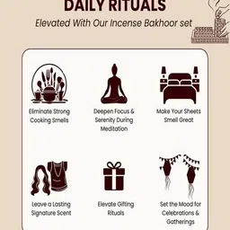 ritualistic Set of 3 Leaf Print Floral Incense Stand image 5