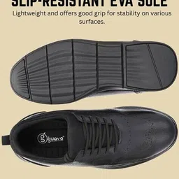 guava Men Round-Toe Lace-Up Brogues Shoes image 5