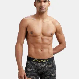 jockey FP23 Super Combed Cotton Elastane Stretch Printed Trunk with Ultrasoft Waistband image 5