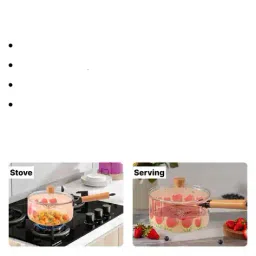 umai Borosilicate Glass Cookware For Gas Stove image 5