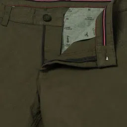 john players Men Slim Fit Flat-Front Trousers image 5