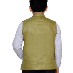 pixie n prince  Boys Cotton Sleeveless Jacket  image 5