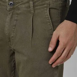 van heusen Men Slim Fit Flat-Front Trousers image 5