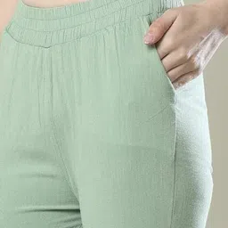 nyrika Women Straight Fit Pants with Pockets image 5