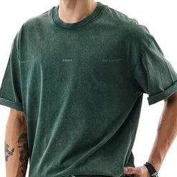 snitch Men Oversized Fit Crew-Neck T-Shirt image 5