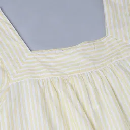 outryt by azorte Women Striped Drop-Waist Top image 5