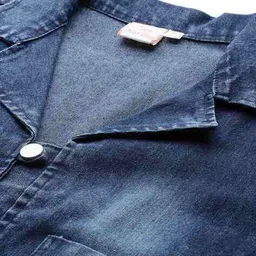 muhuratam Women Regular Fit Denim Jacket with Patch Pockets image 5