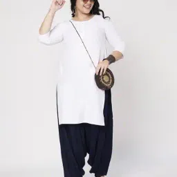 9rasa Women Curve Size Cowl Salwar  image 5