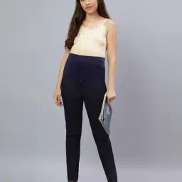 mamma's maternity Women High Rise Straight Chinos image 5
