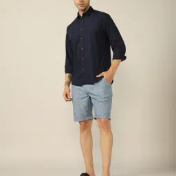 alpha tribe Men Regular Fit Cotton Shirt with Patch Pocket image 5