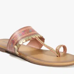 hi-attitude Women Embellished Toe-Ring Sandals image 5