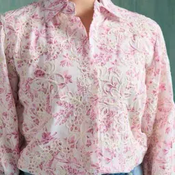 house of mira Women Floral Relaxed Fit Shirt image 5