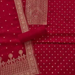 soch Women Embroidery Unstitched Dress Material image 5
