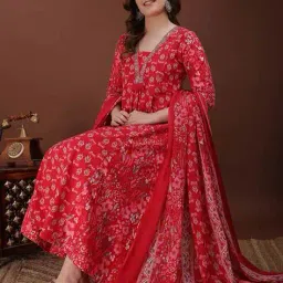 berrylicious Embroidery Flared Kurta Set image 5